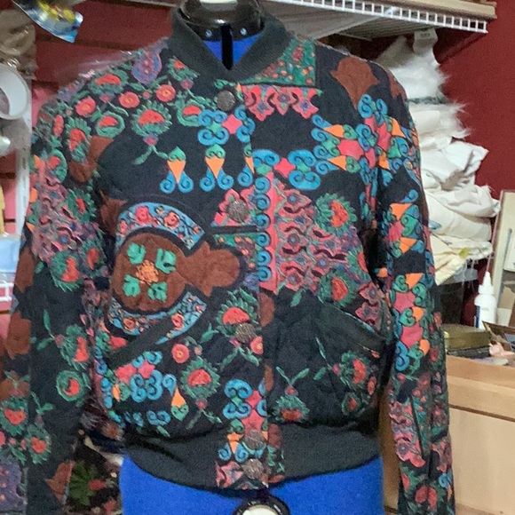 Carole Little Multicolor Patterned Jacket - Picture 9 of 10